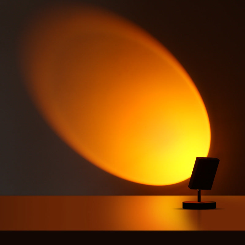 Sunset Lights Red Floor Table Lamp Living Room Bedroom Projection Sun Light Creative Sunset Bedside And Sofa Side Atmosphere